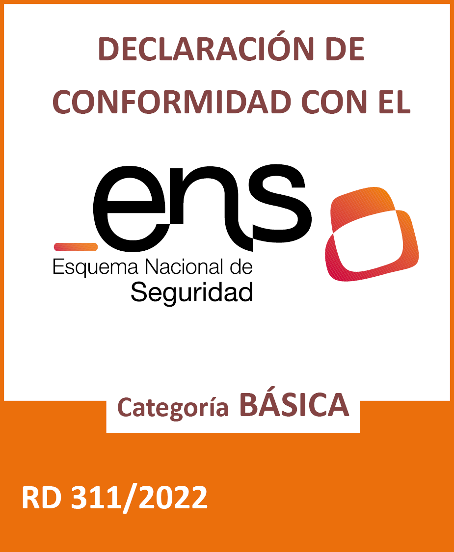 Distintivo de Declaración de Conformidad con el Esquema Nacional de Seguridad (ENS), categoría Básica, RD 311/2022